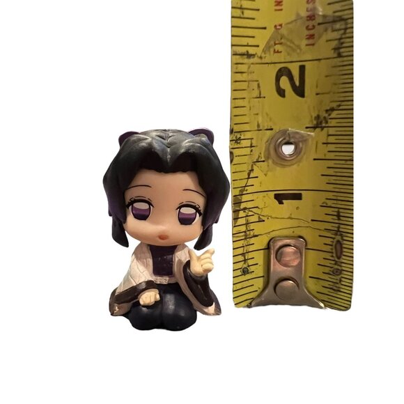 Mini 1.5” Demon Slayer Kimetsu no Yaiba Shinobu Kocho Figure, Anime Figurines - Picture 6 of 6